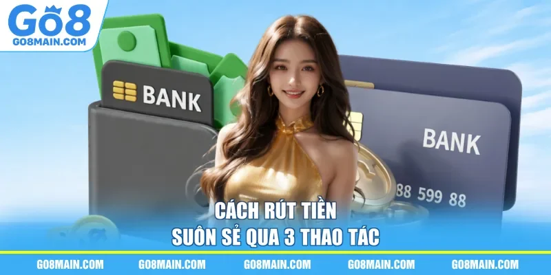Cách rút tiền suôn sẻ qua 3 thao tác